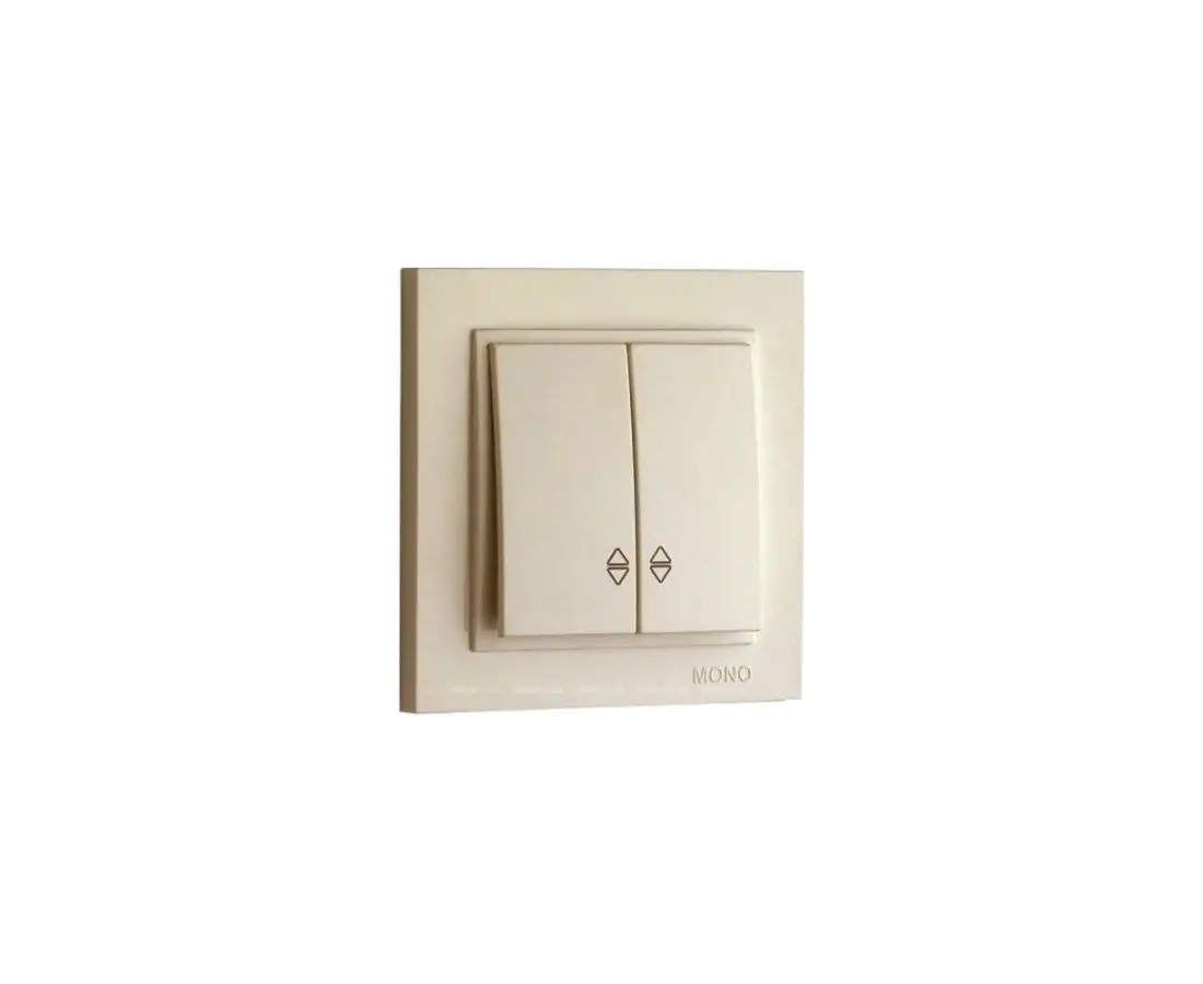 two-gang intermediate switch Mono Electric Despina