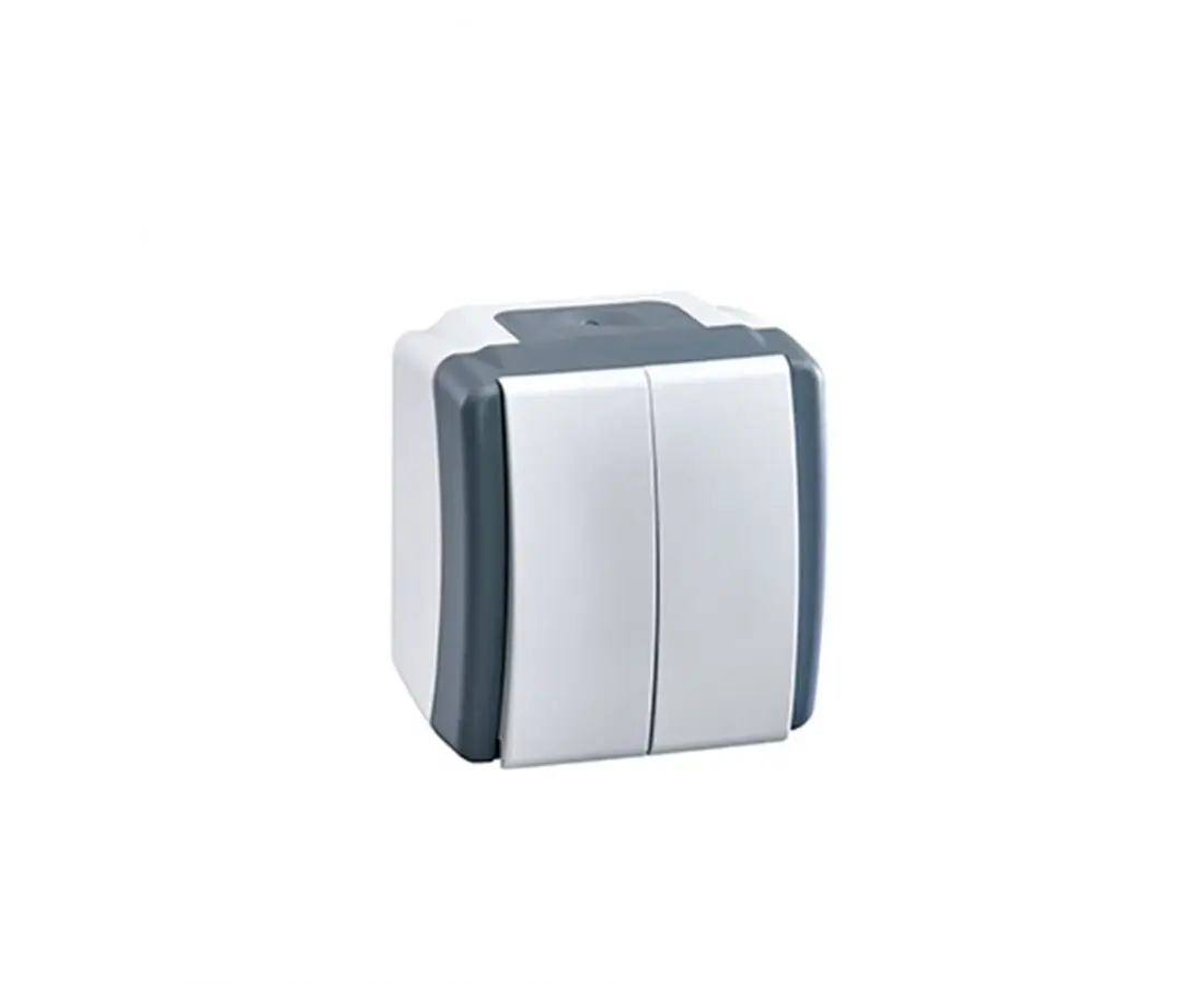 Выключатель двойной уличный IP54 OCTANS - 154-020001-102