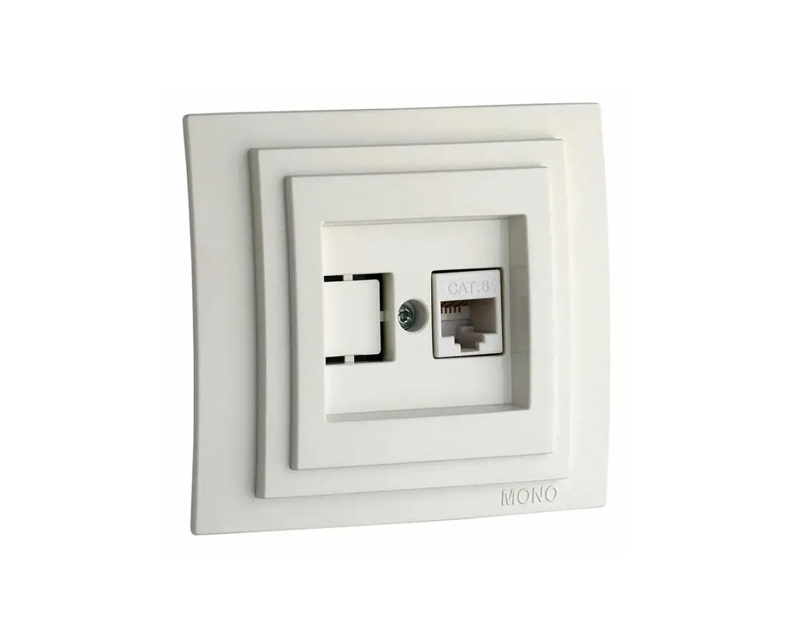 როზეტი CAT6 LARISSA თეთრი - 103-191905-125