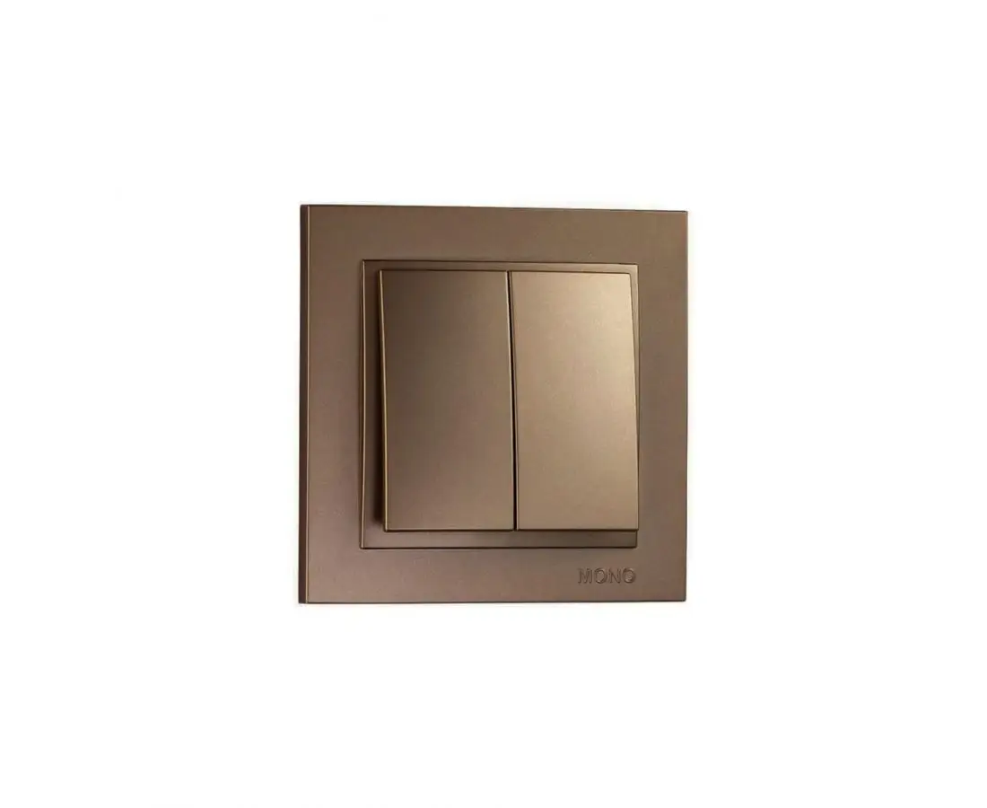ჩამრთველი ორიანი DESPINA Bronze - 102-232325-102