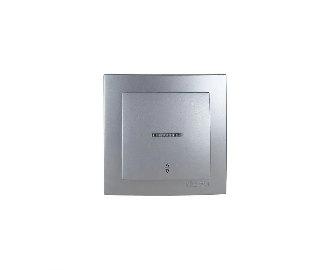 Switch reverse with lamp touran silver - 24131008