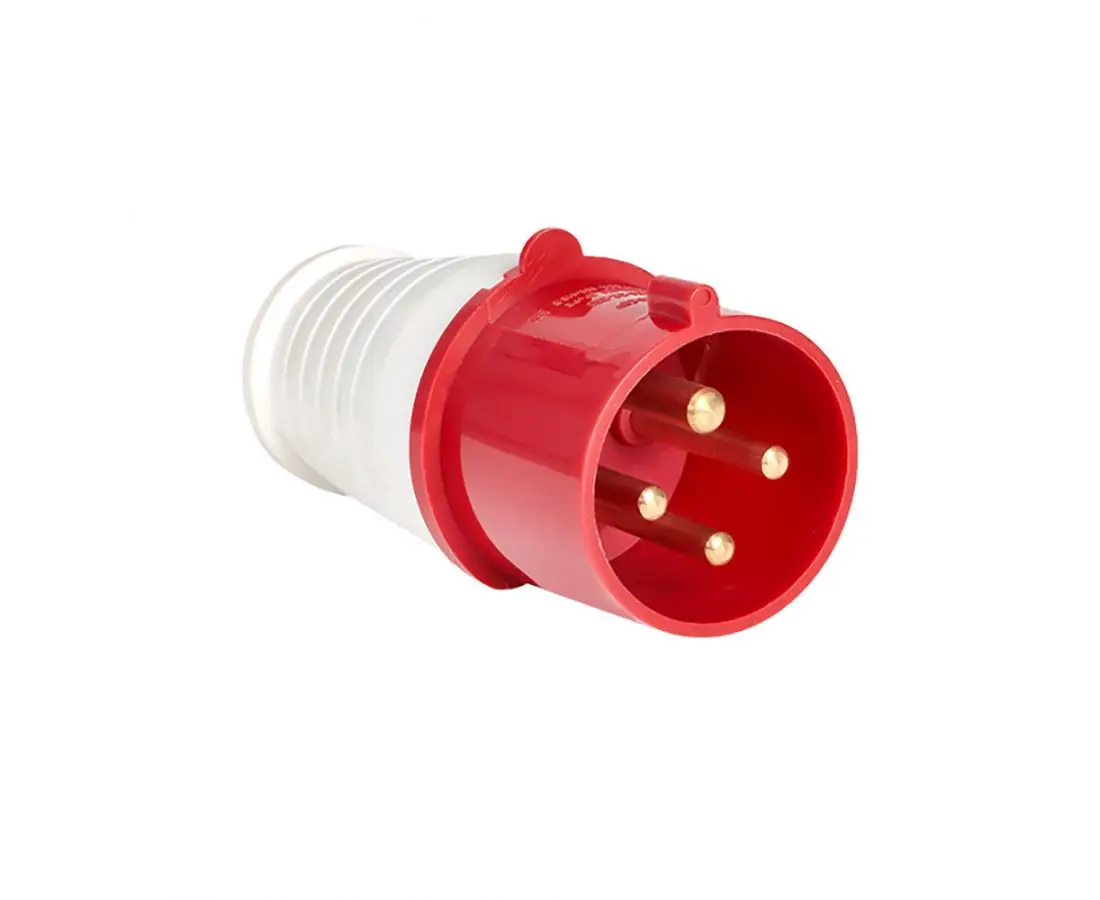 Electric plug 014 3P+PE 16A 380V EKF