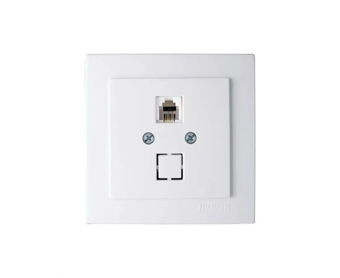 Telephone socket RJ11 touran white - 24111040