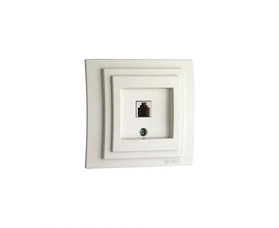 Telephone Socket Mono Electric Larissa Series