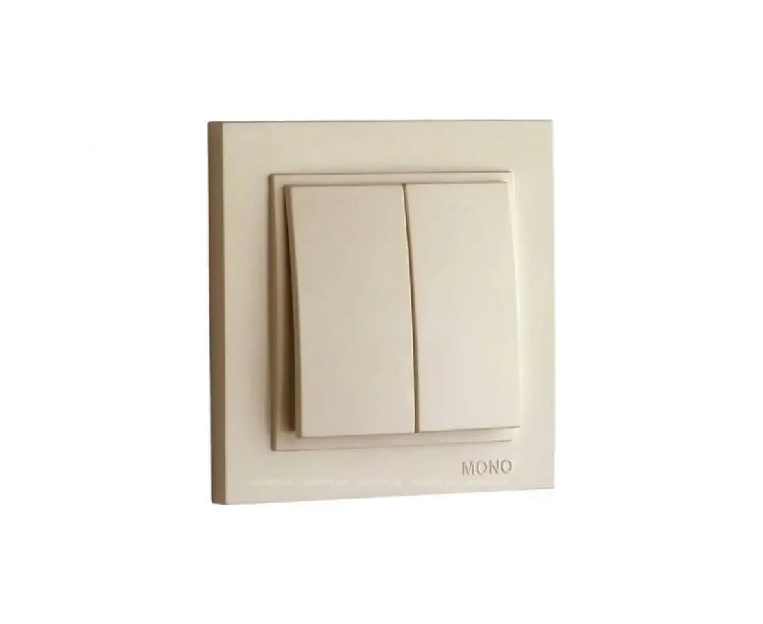 ჩამრთველი ორიანი DESPINA cream - 102-170025-102