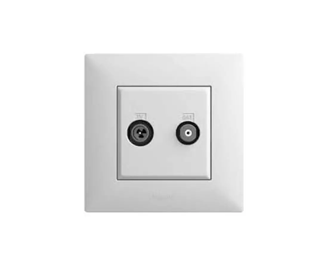 TV rosette (white) 768125