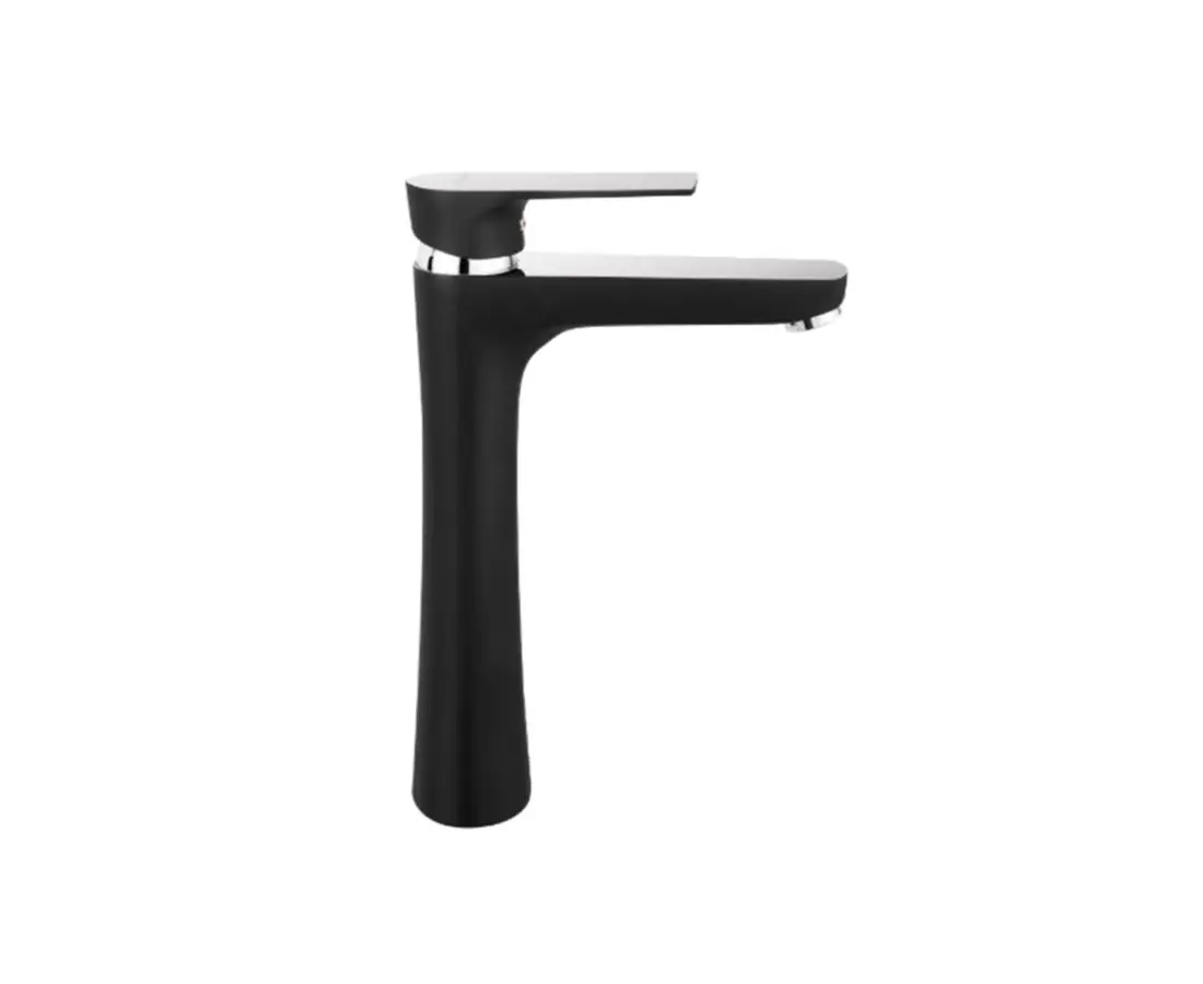 Towel rail tall black BAQ2LBLC Algeo Square