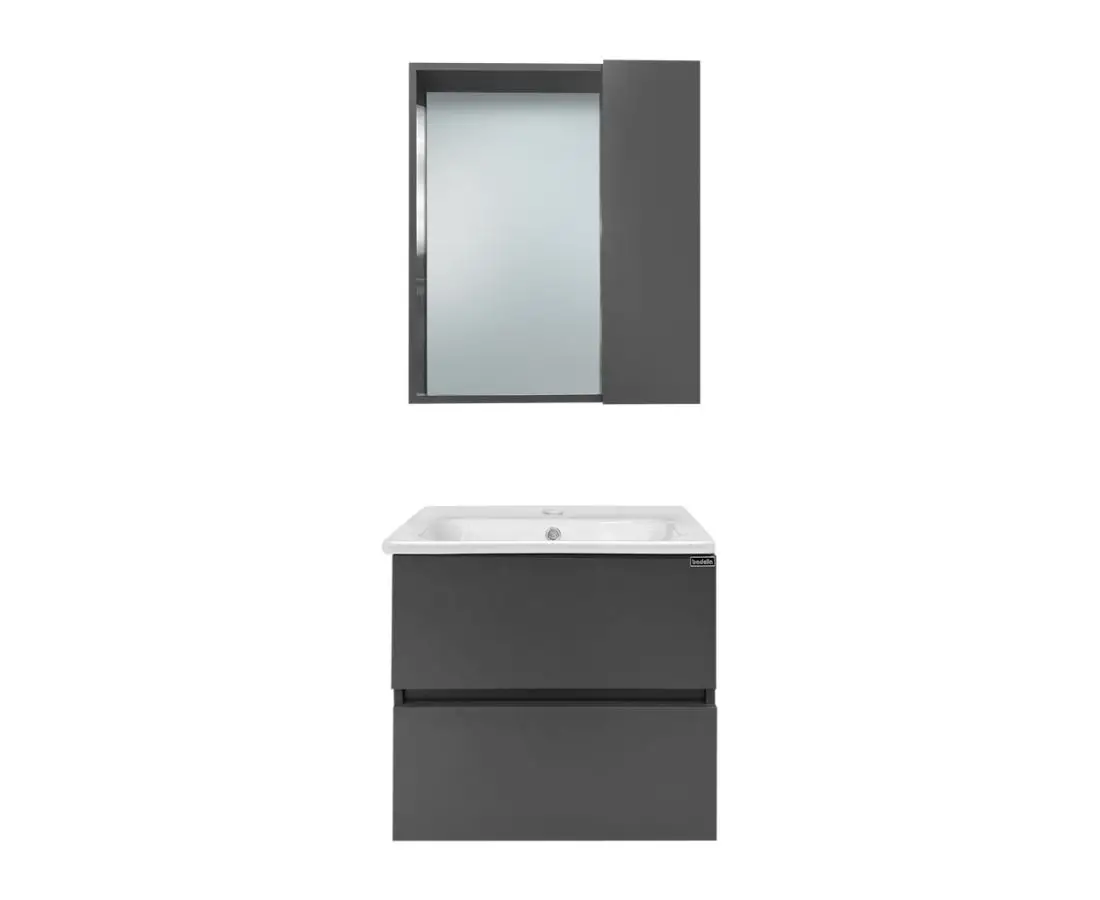 Bathroom furniture set 61 cm PORTO ANTHRACITE