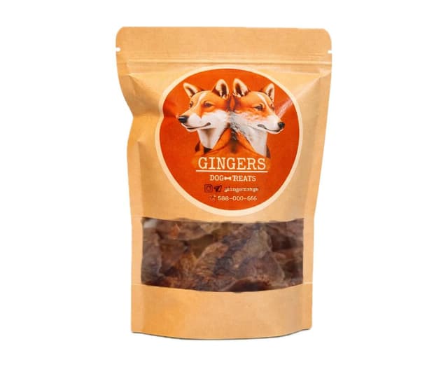 Gingers Лакомство для собак Говяжье вымя (100g)