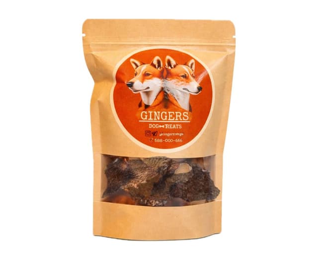 Gingers Лакомство для собак Говяжий рубец (100g) — 1