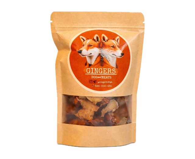 Gingers Лакомство для собак Говяжье легкое (100g)