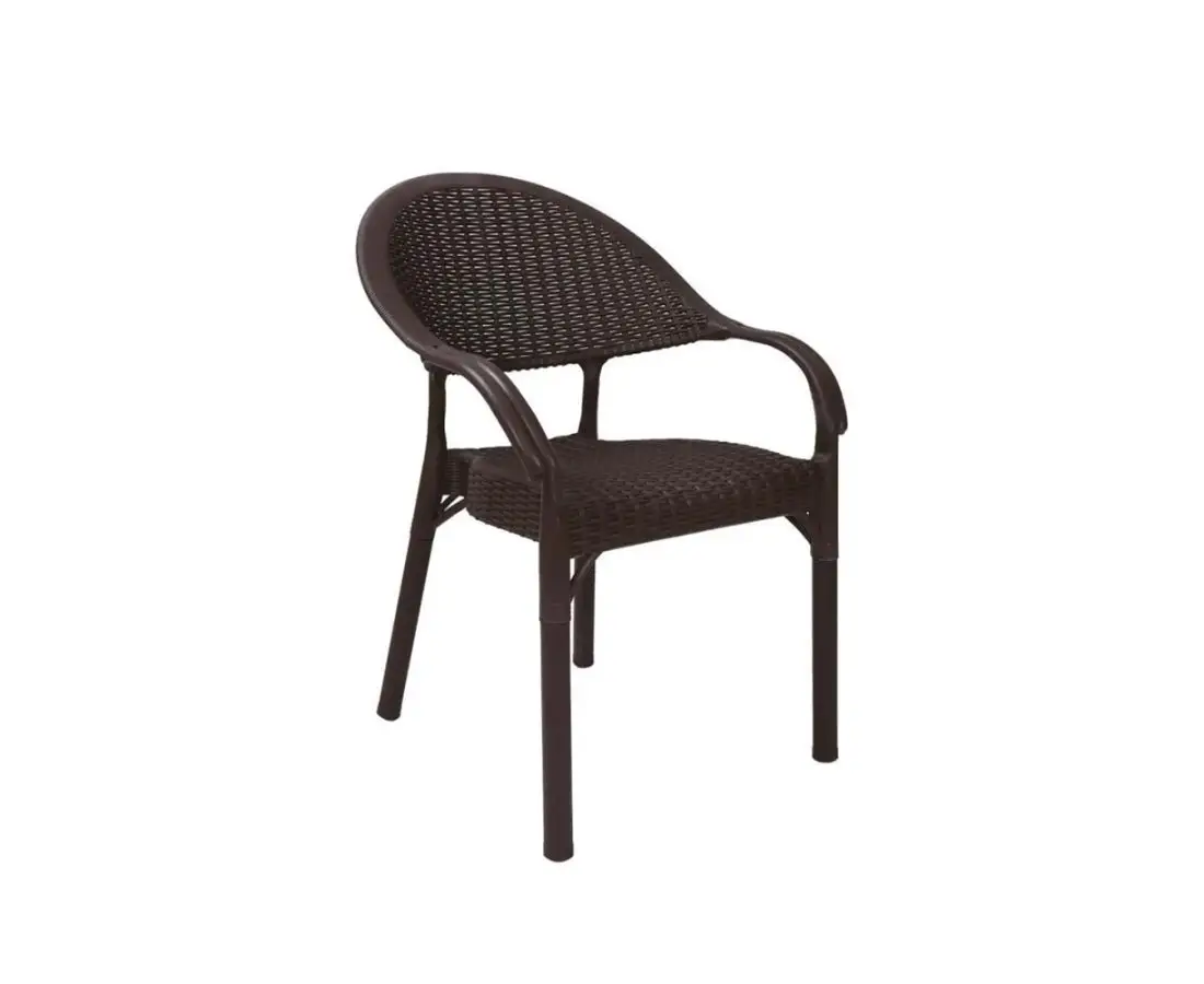 Plastic chair BAMBU PLASTIC CHAIR SAND0886 brown