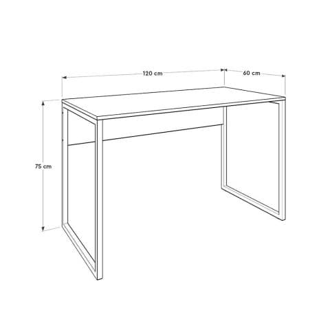 საოფისე მაგიდა CMS-900-OO-1 (ხის) 120x75x60 — фото 3