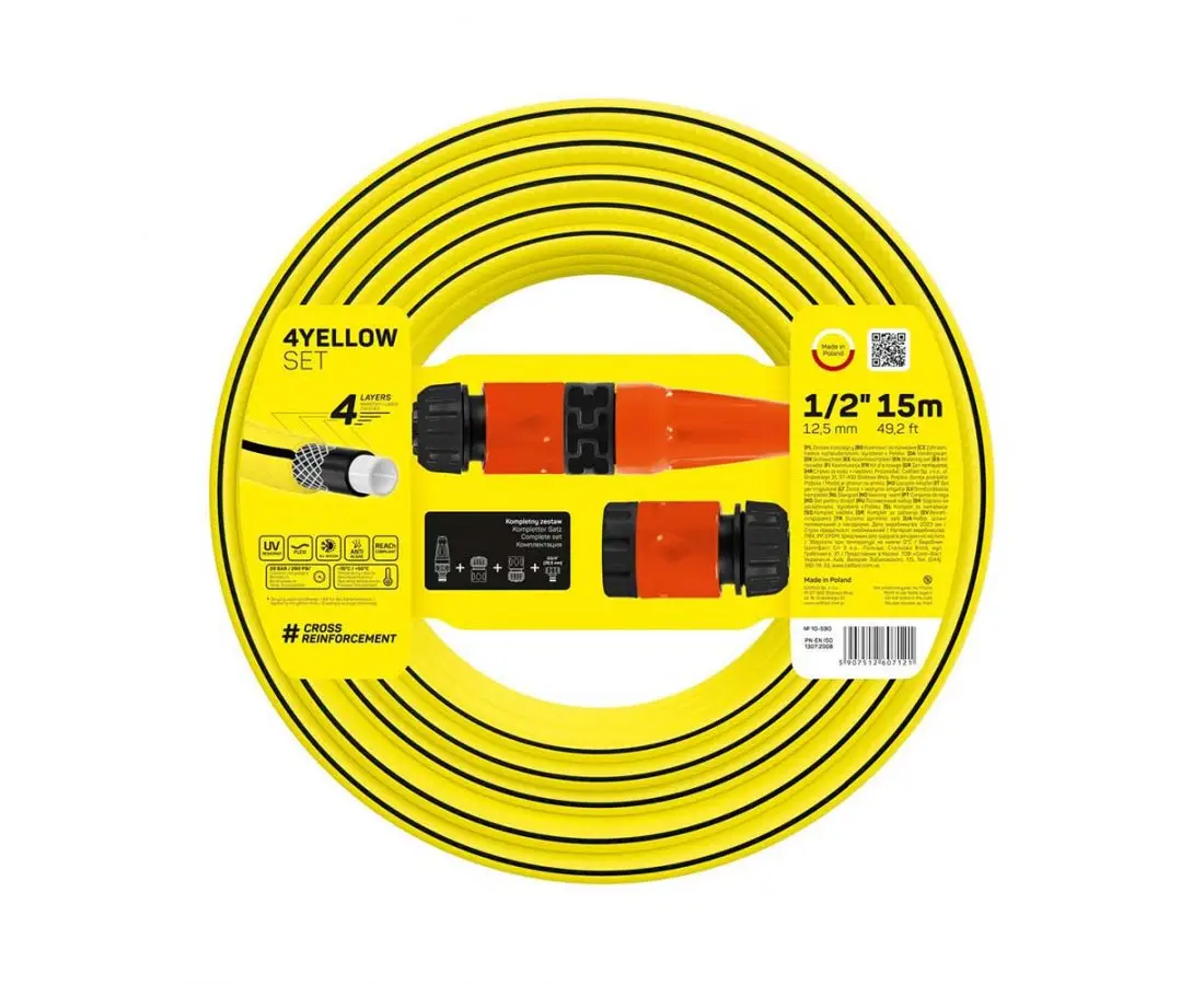 Комплект ирригационных труб Cellfast 4 слоя 1/2" 15 м