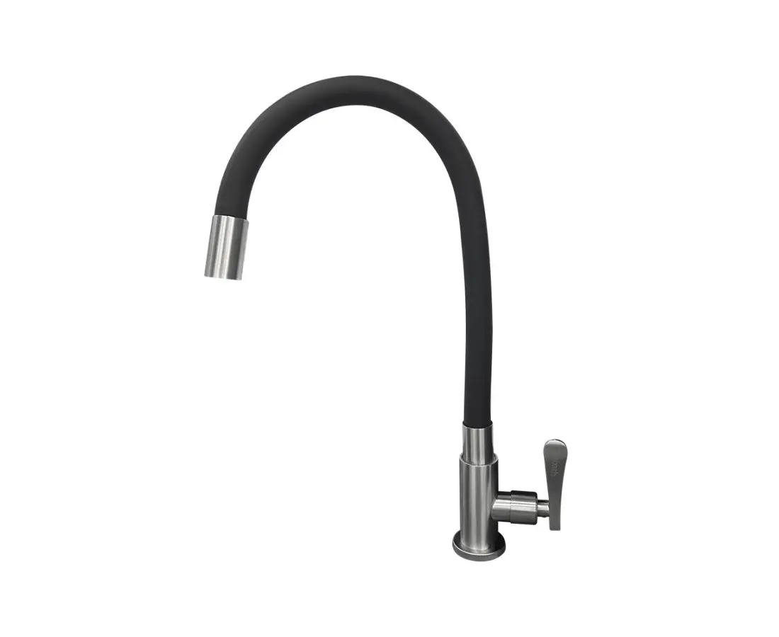 Смеситель для холодной воды кухонный черный Itabath 521-2B
