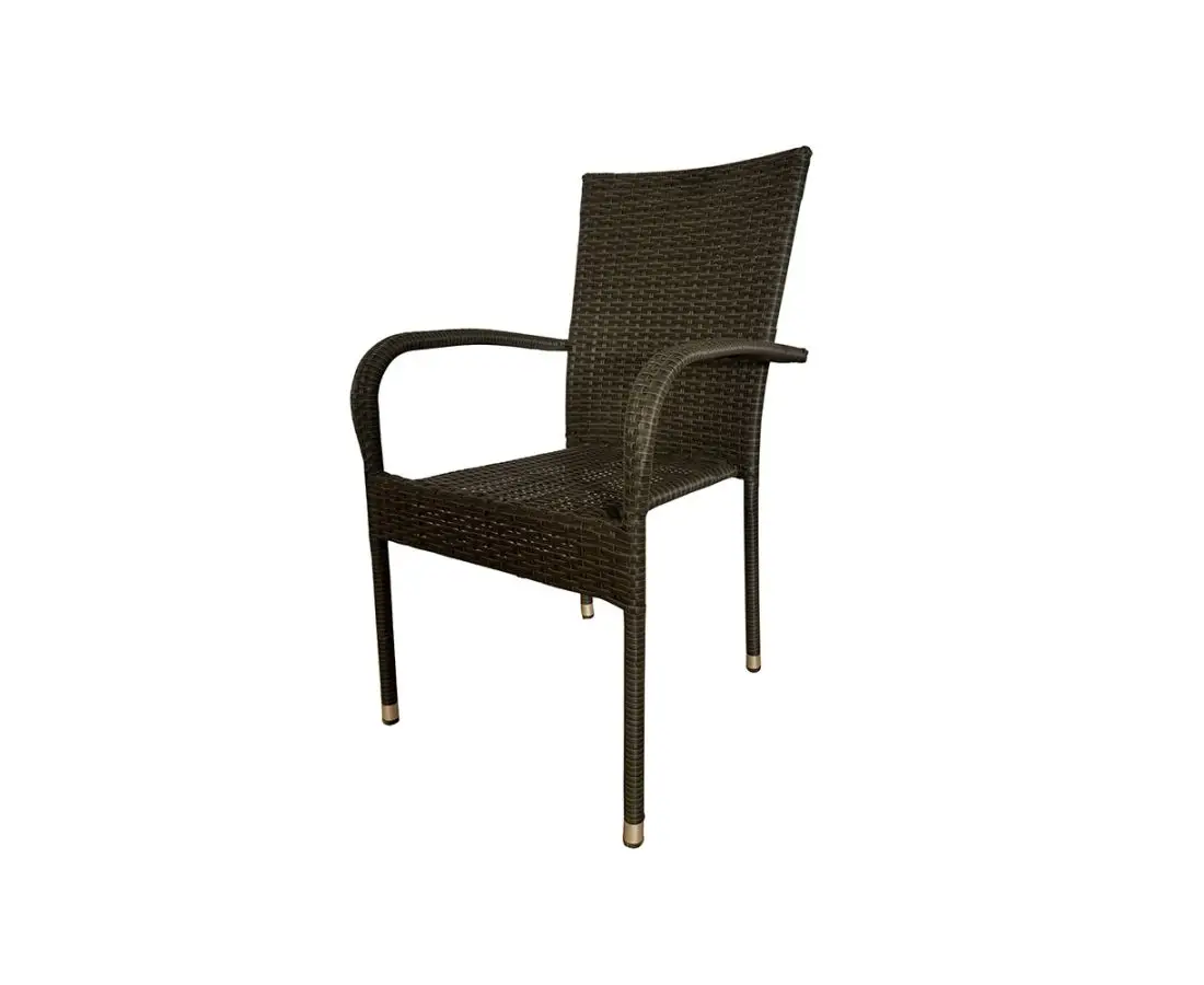 Стул из ротанга R-01- коричневый