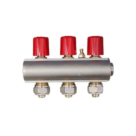 Коллектор ЭКА-1-1/2*3 красный - Фото 2