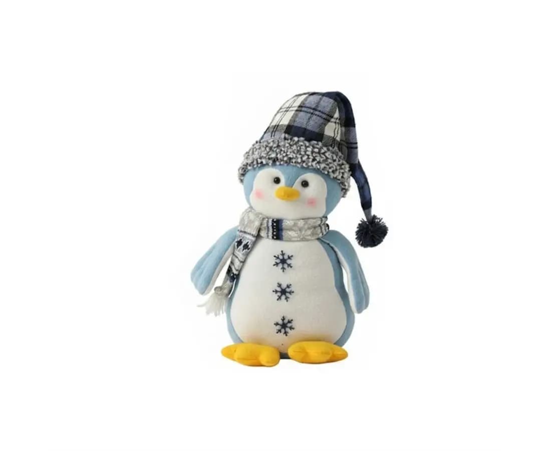 Новогодняя мягкая игрушка пингвин 33см SCD2507-33D — 1