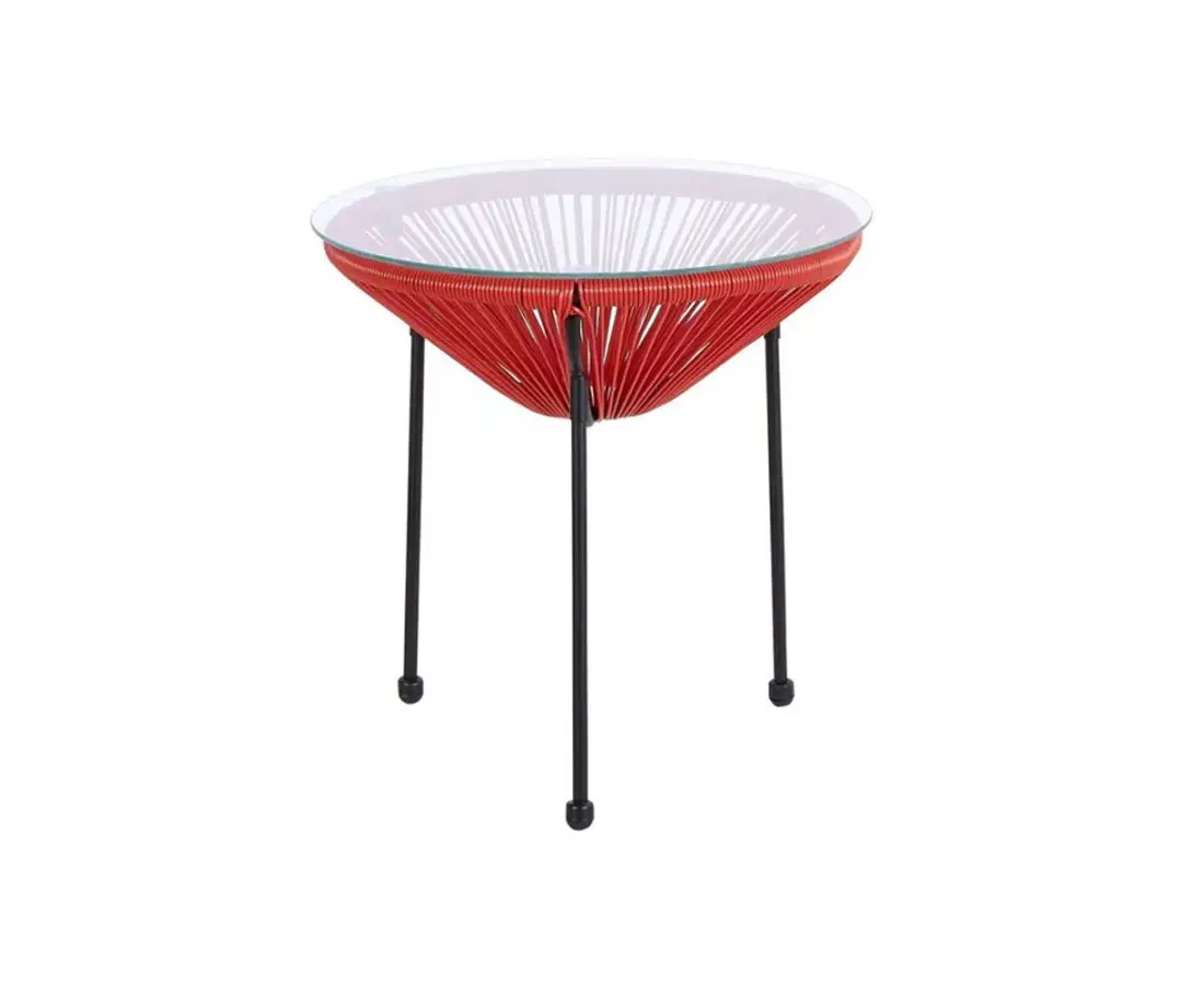 Стол из ротанга красный SC-093T красный