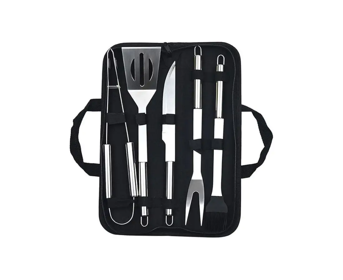 Набор инструментов для барбекю (5 шт.) HI KING
