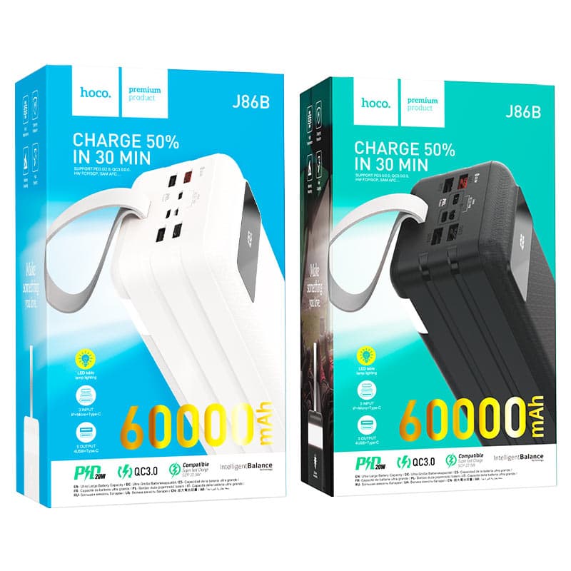 Power Bank HOCO J86B 60,000 mAH — фото 5