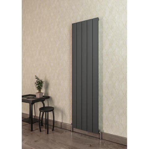 Aluminum radiator black 470 x 1800 (5) Drama — фото 2