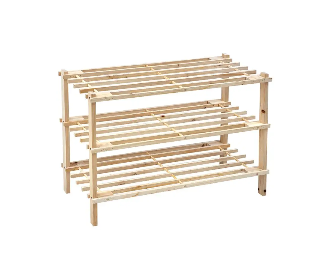 ფეხსაცმლის თარო სამიანი V3 - MH13054 (NATURAL) 64X26X48.5 CM