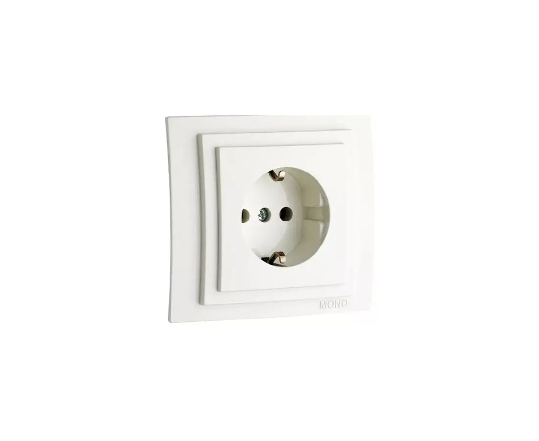 Одинарная розетка Mono Electric Larissa