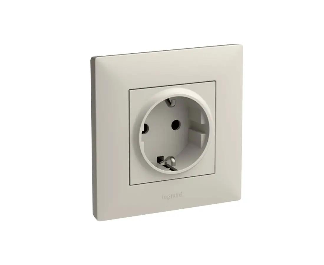 Rosette with grounding (beige) 768414