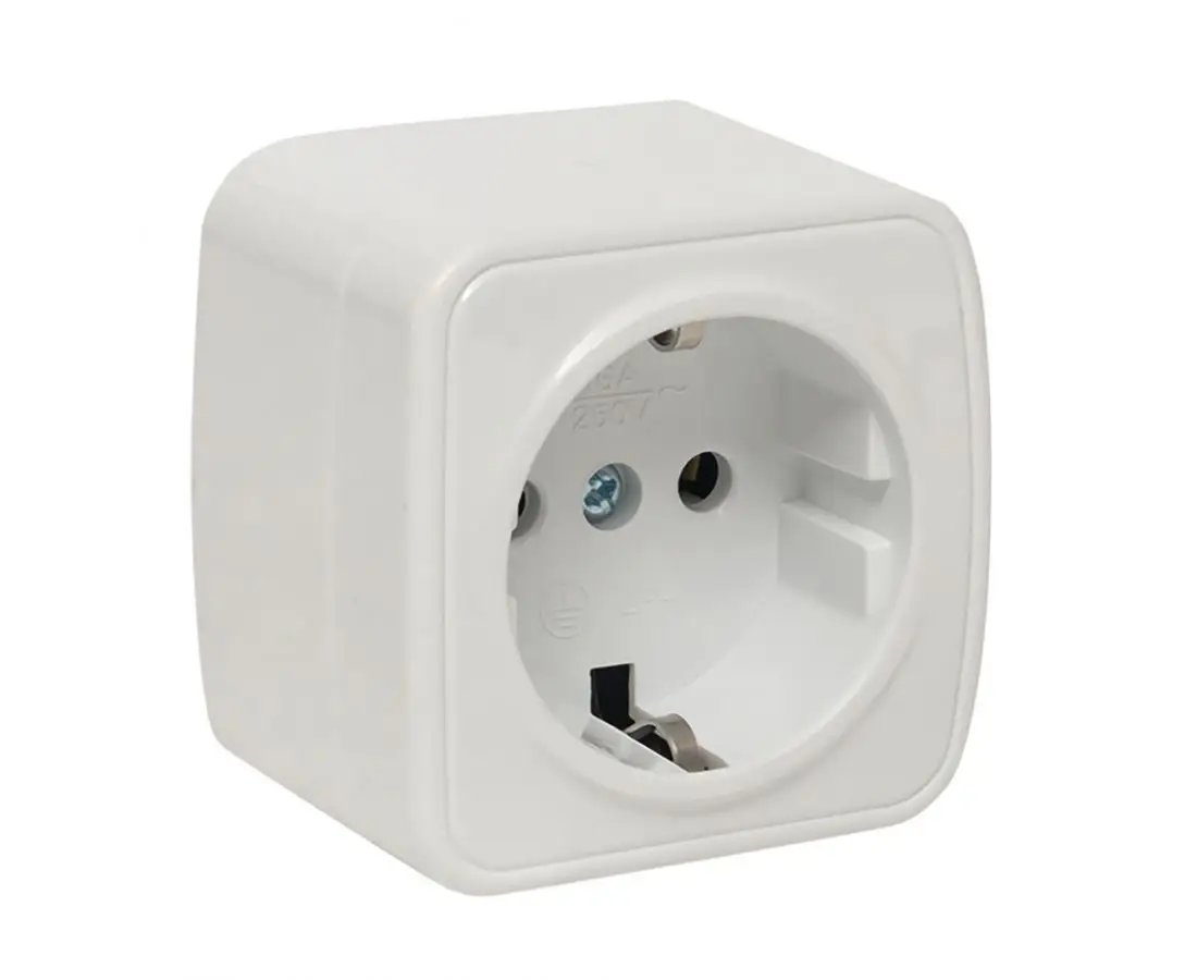 1 розетка ввода 16А наруж/м мински EKF — фото 1
