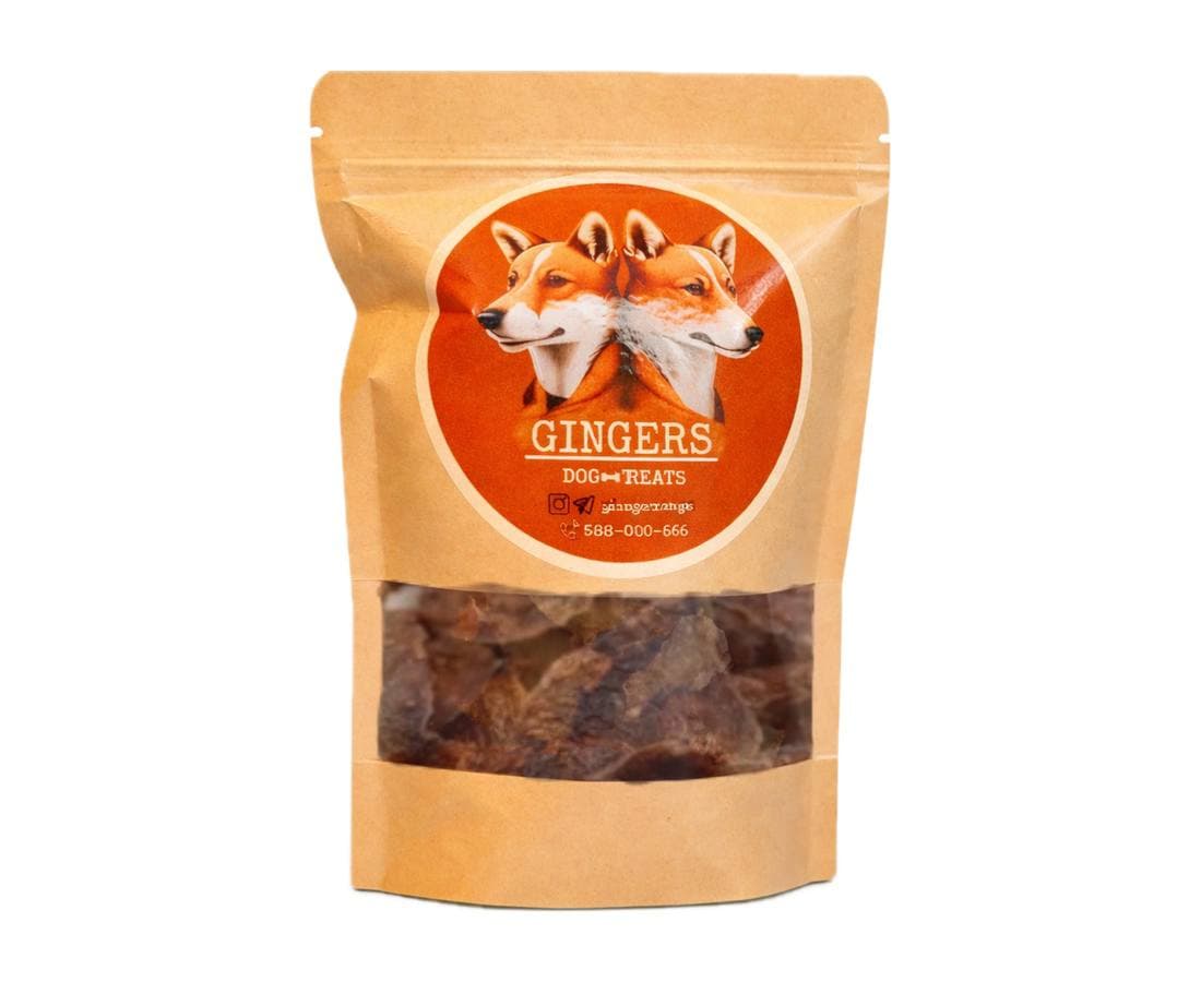 Gingers Dog Treat Beef Udder (100g)