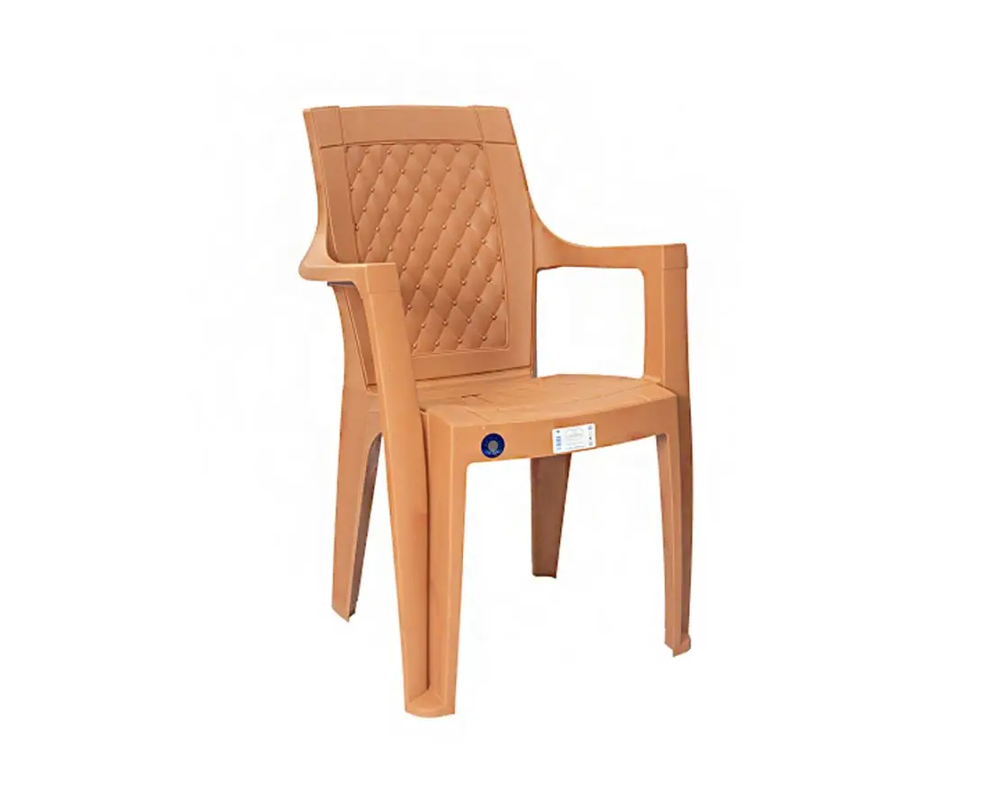 პლასტიკური სკამი POYRAZ PLASTIC CHAIR SAND1111 ხის ფერი