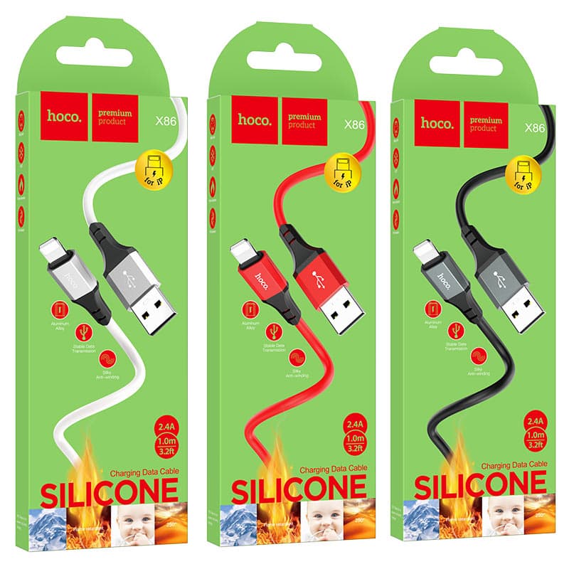 Кабель Lightning (iOS) / USB (X86) 1м — фото 4